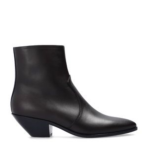 Saint Laurent West 45 Booties in Ebano